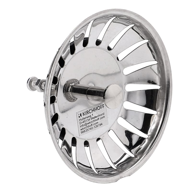 Siebkörbchen 81mmØ 1 1/2" mit Hubstange 8x48-69mm KIRCHHOFF 98835740