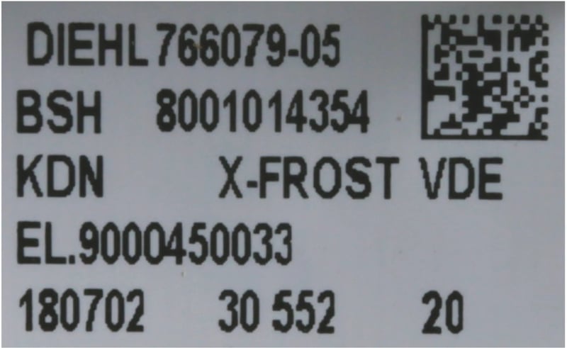 Bedienblende 00668160