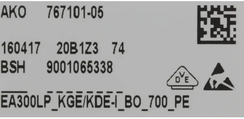 Steuerungsmodul programmiert 00750460