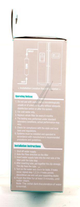 Wasserfilter für Kühlschrank Hisense Gorenje HK2387252 Klarwasser System