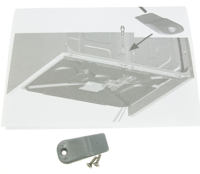 Abstandhalter-Set für Geschirrspüler Smeg 690074494 Montage, Schloss