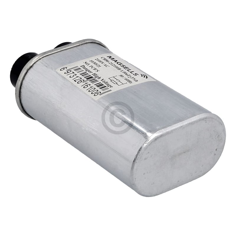Kondensator 1,00µF 2100VAC universal für Mikrowelle
