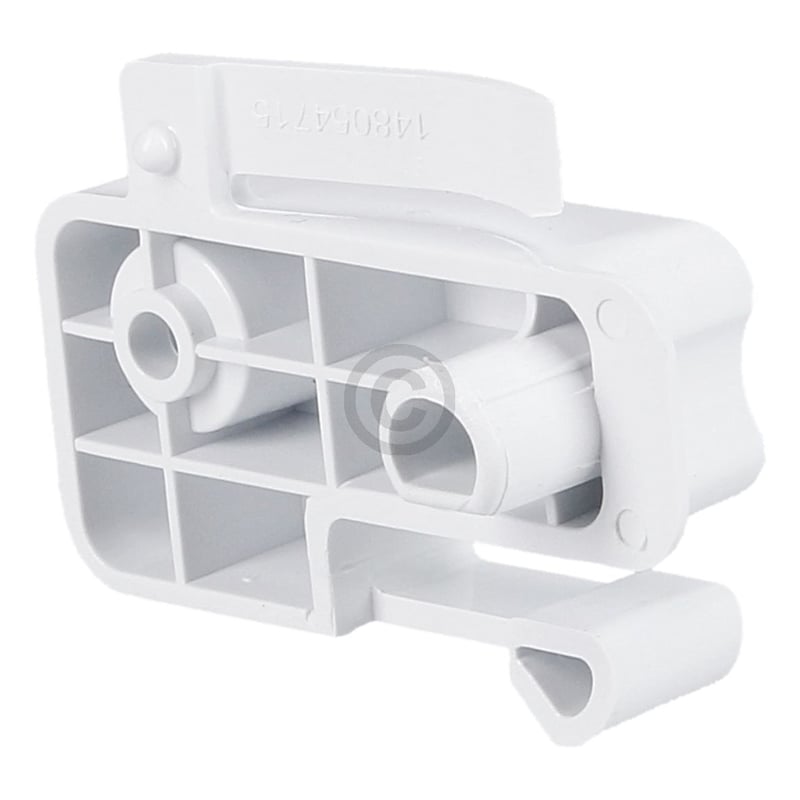 Gefrierfachklappenstopper links für Kühlschrank Whirlpool 488000506171 links, Kunststoff, weiß