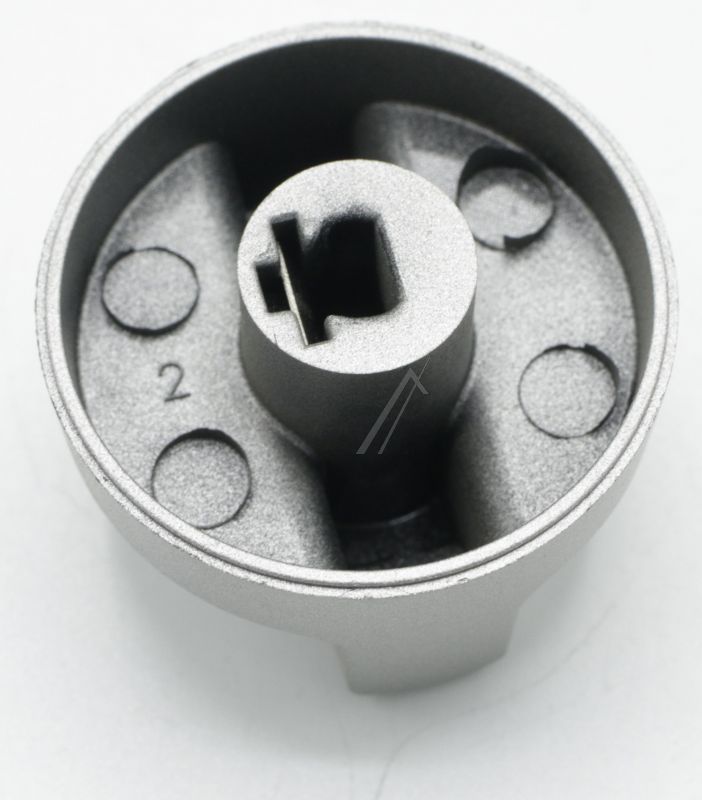 Gasknopf für Kochfeld Whirlpool Indesit 488000480467 verchromt