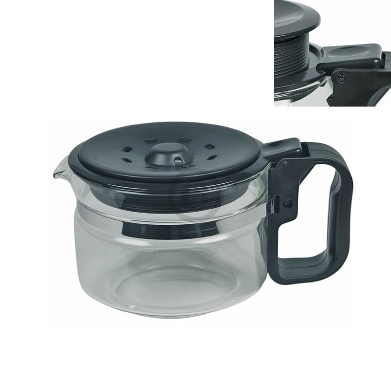 Glaskanne Wpro 484000000318 UCF200 Kaffeekanne Universal 9-12 Tassen für Filterkaffeemaschine