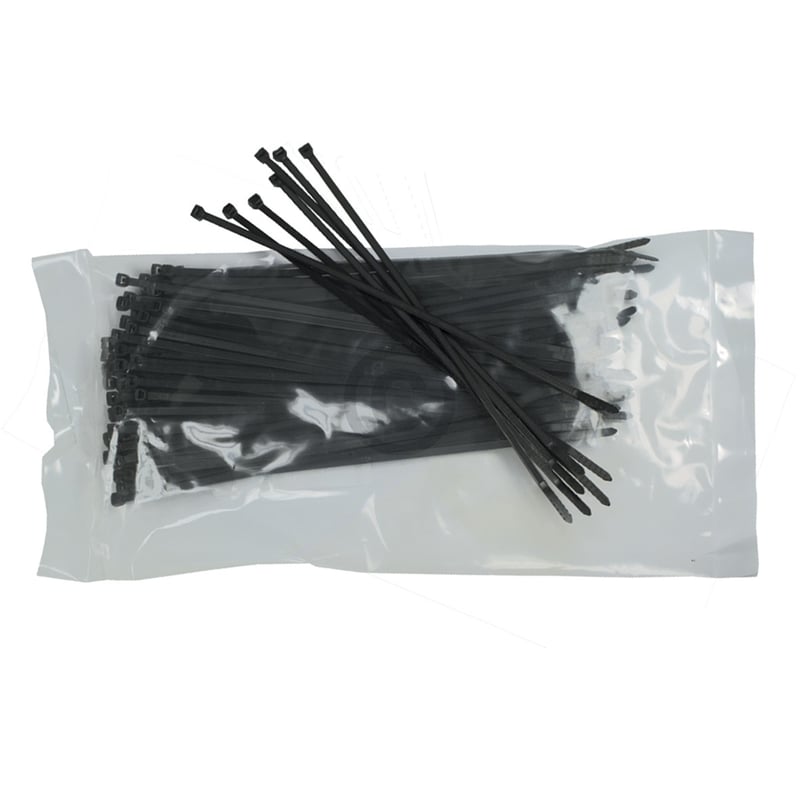 Kabelbinder 3,6x140mm schwarz 100 Stück - für den Außenbereich -