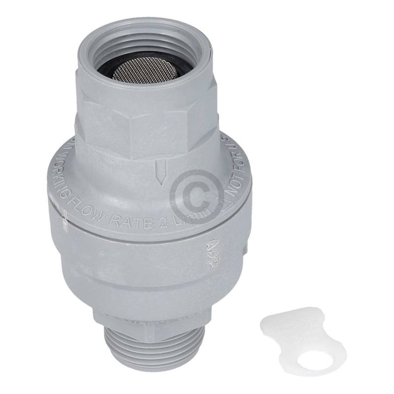 Sicherheitsventil mit Durchflussmengenmesser Wpro ACQ002 für Waschmaschine Geschirrspüler