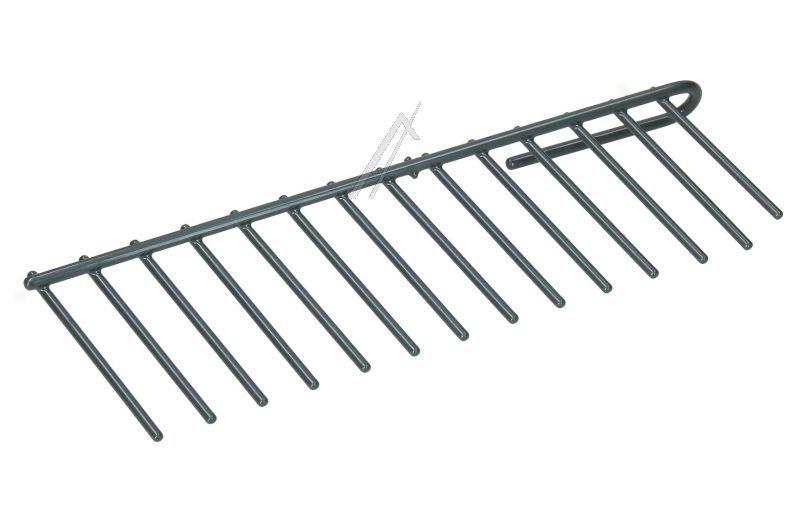 Geschirrkorb Lasche rechts für Geschirrspüler Whirlpool Indesit 488000630895 lang, dunkelgrau