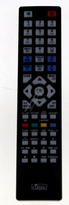 Classic Fernbedienung für Fernseher IRC87050 1:1 vorprogrammiert