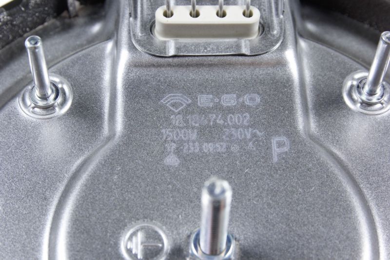 Kochplatte 180mm für Ofen Whirlpool/Indesit 481011037047 1500W