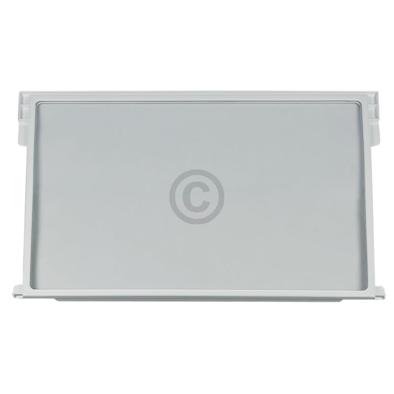 Glasplatte oben für Kühlteil gorenje 163336 465x300mm mit Rahmen in Kühlschrank KühlGefrierKombination