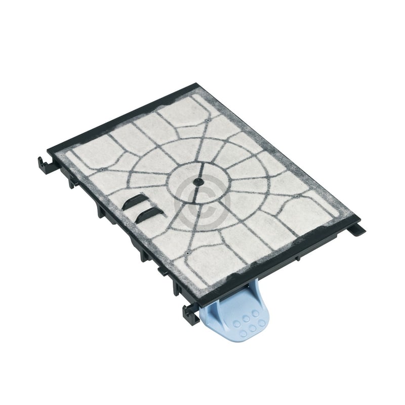 Motorschutzfilter SIEMENS 00577117 Vormotorfilter 161x113mm mit blauem Clip für Staubsauger