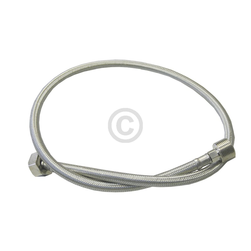 Zulaufschlauchverlängerung gerade/gerade 1,0m 90°C Edelstahl