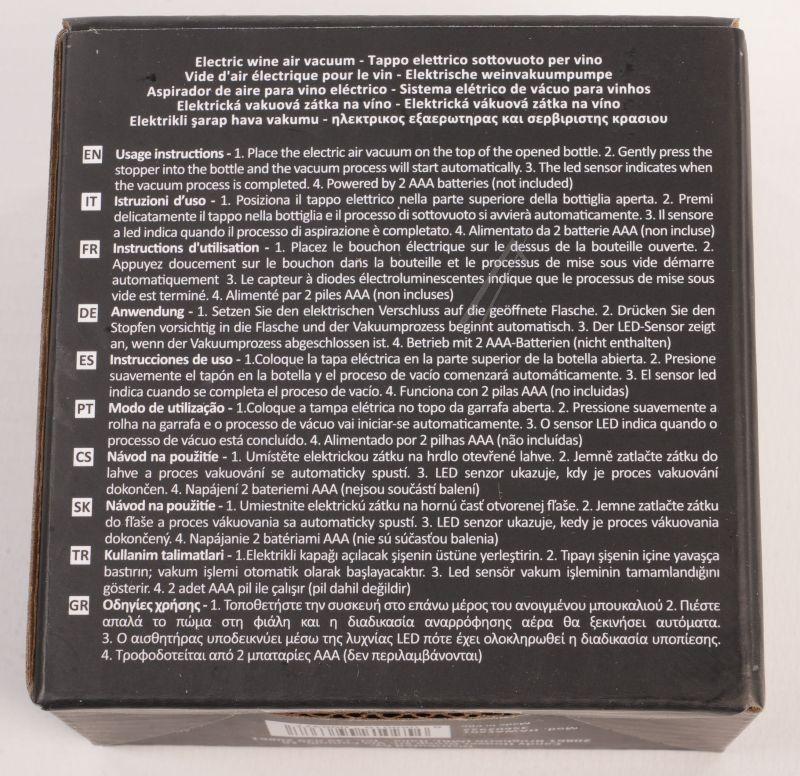 Elektrische Weinvakuumpumpe für Kühlschrank Haier/Candy/Hoover 35602922 integrierter Stopfen