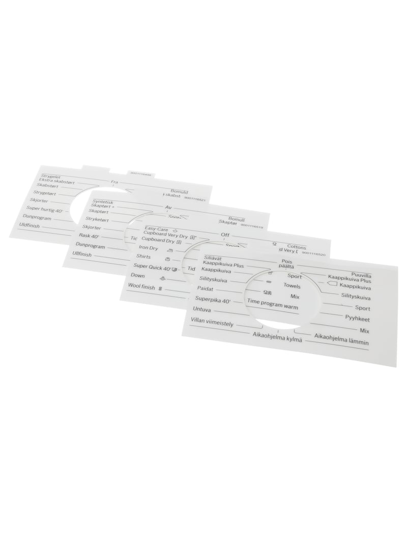 Blende für Trockner Bosch 00638102 Front, weiß