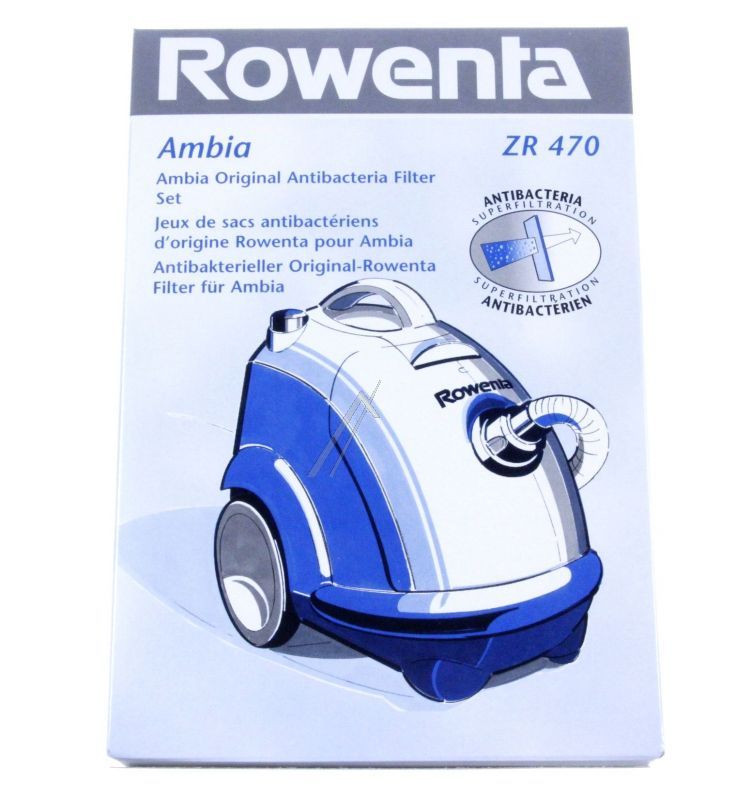 Staubsaugerbeutel-Set für Rowenta ZR470 Groupe Seb 6 Beutel + 1 Mikrofilter