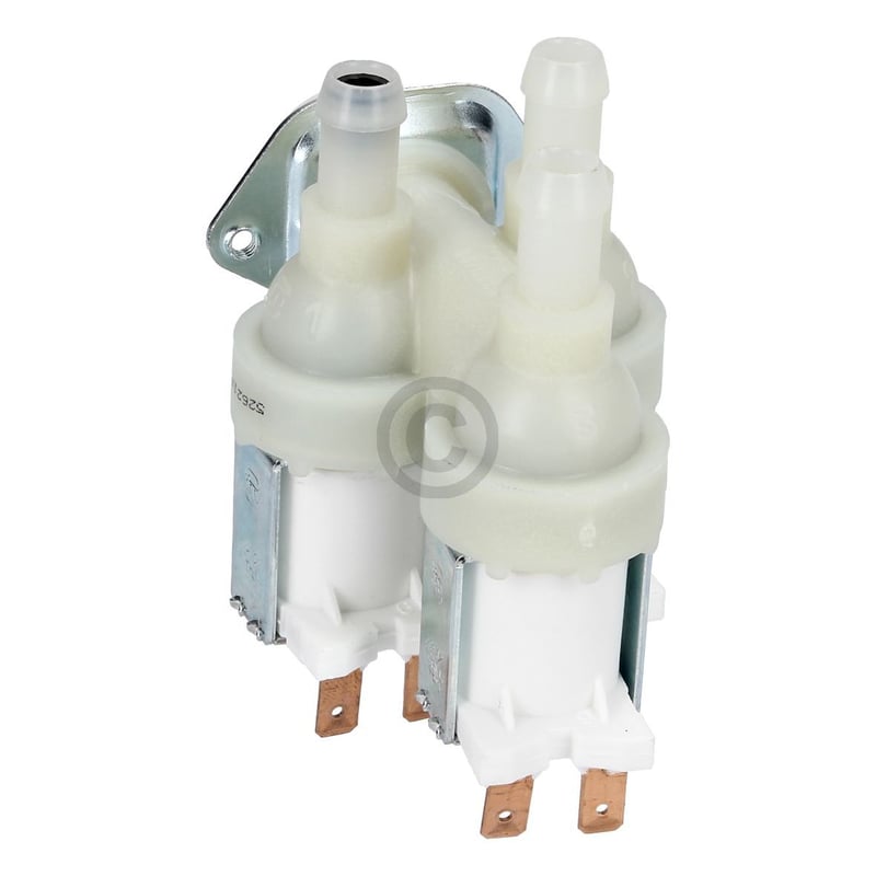 Magnetventil passend für Miele 1678013 3fach 90° 10,5mmØ mit Reduzierung für Waschmaschine Waschtrockner