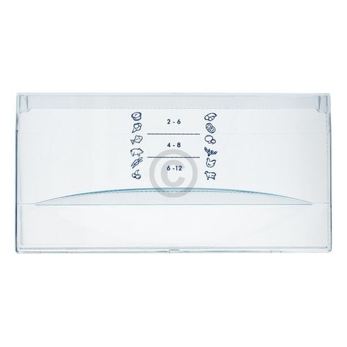 Schubladenblende LIEBHERR 9041804 365x85mm für Gefriergutbehälter Gefrierteil KühlGefrierKombination