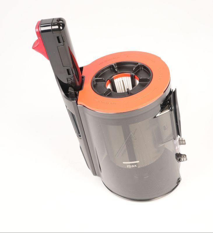 Staubfangbehälter für Staubsauger Bosch Siemens 12050163 Cartridge-Flusenfilter Grau Rot