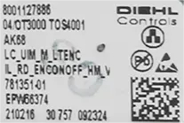 Bedienmodul programmiert 12021831