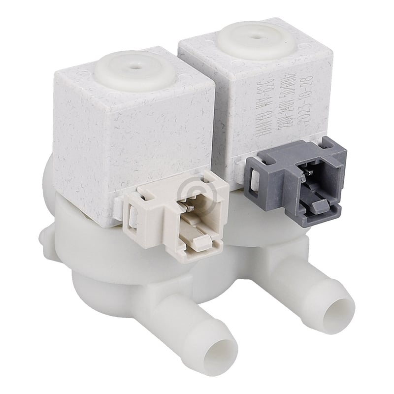 Magnetventil 2-fach 180° 12mmØ passend für Beko 2466302002 BLUPARTS in
