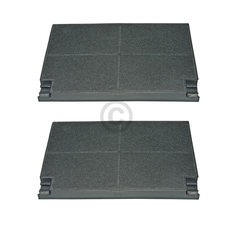 Kohlefilter 225x150mm Küppersbusch, 2 Stück 505427 Küppersbusch