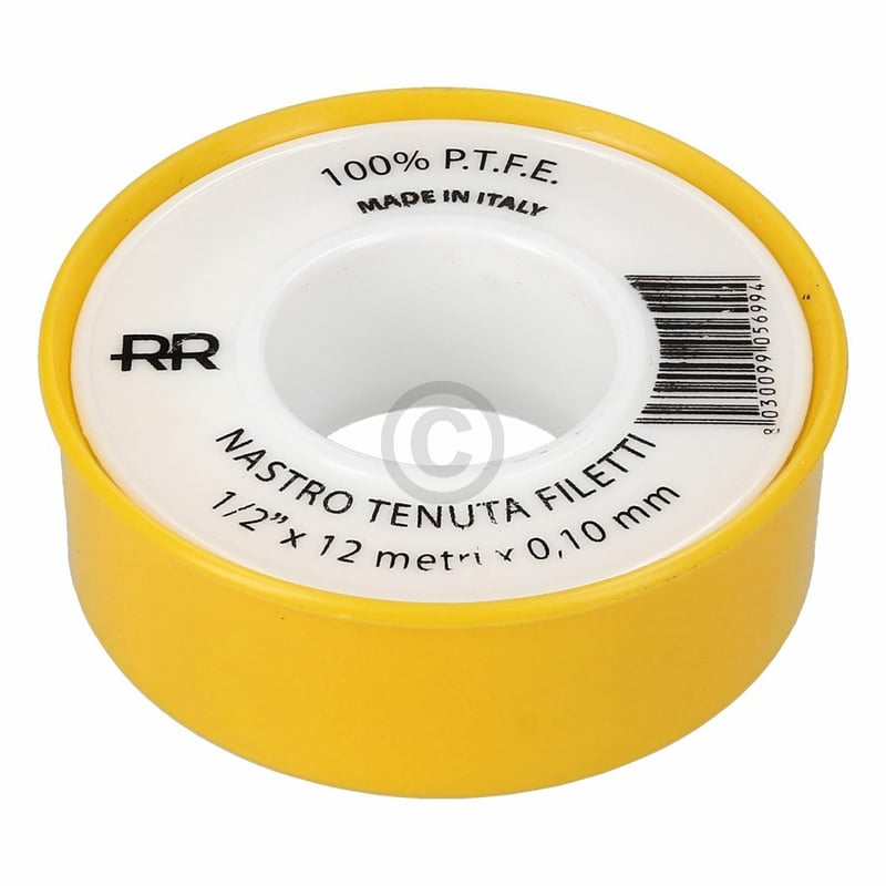 Teflon™  Dichtband zum Abdichten von Rohrverbindungen 12m