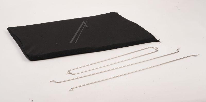 Kohlefiltermatte für Dunstabzugshaube Whirlpool/Indesit 488000861629 328x240x10 mm