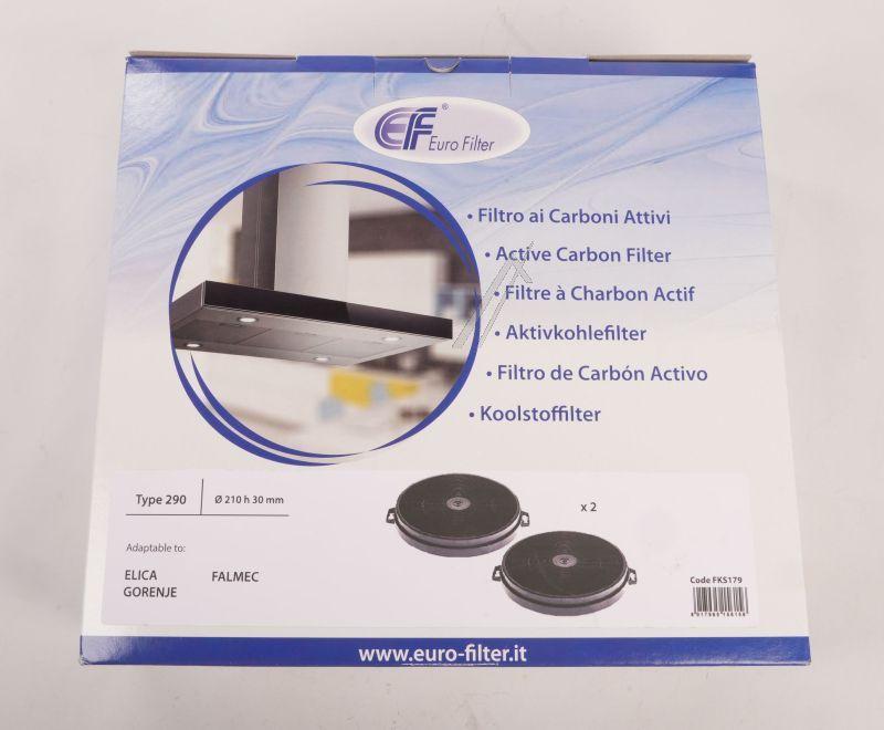 Kohlefilter für Dunstabzugshaube Eurofilter Fk179f 2 Stück
