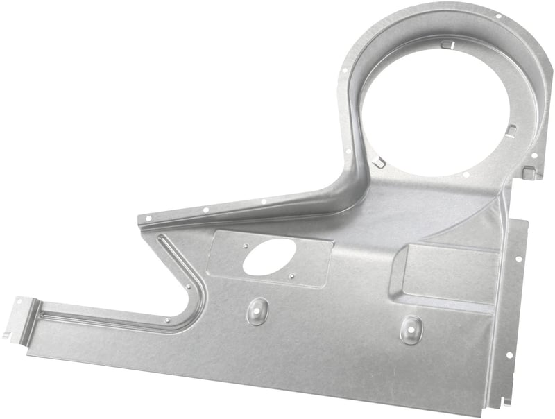 Abluftkanal für Ofen BSH-Gruppe 00772097 Luftführung