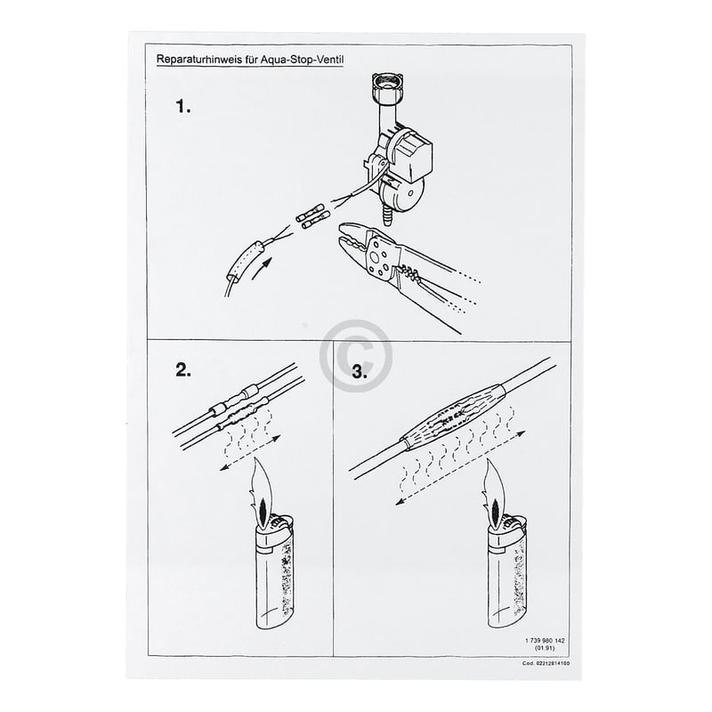 Reparatur-Set passend für Bosch 00091058 Bitron/ Elbi 02385030002