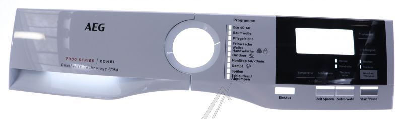 Bedienblende weiß für Waschmaschine AEG 140227169012 Waschmaschinen-Bedienfeld