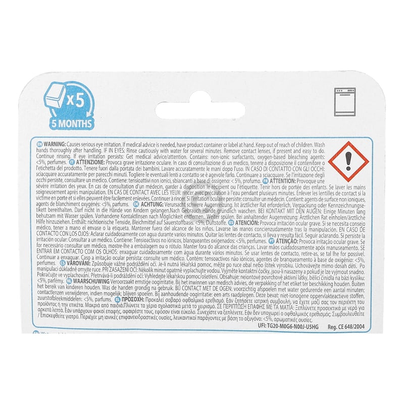 Reinigungstabs Haier 35602256 CARE+PROTECT CDT2005 für Geschirrspüler 5Stk Haier