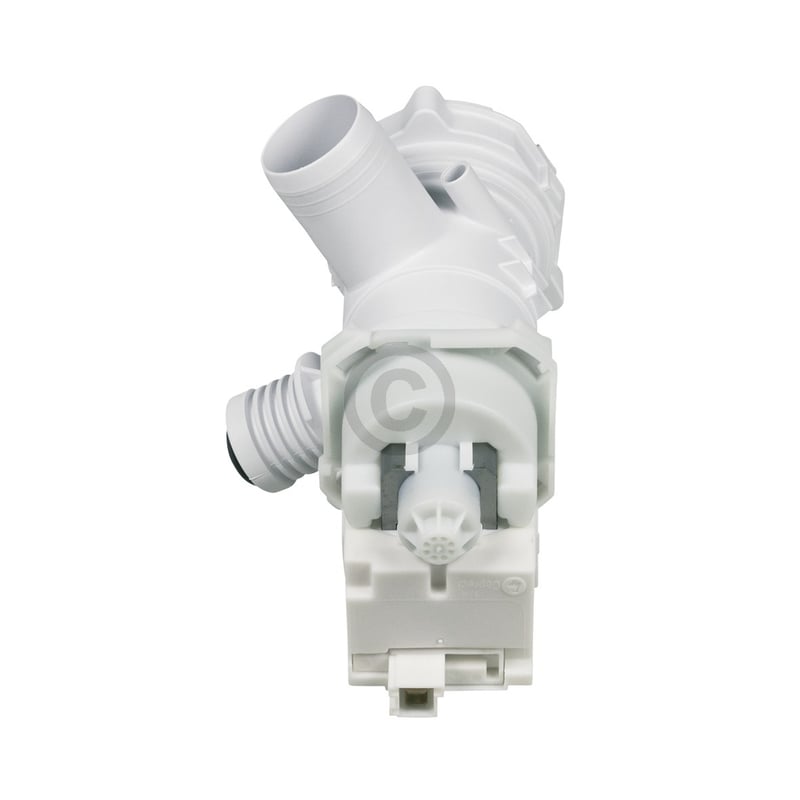 Ablaufpumpe wie Hotpoint C00282341 Copreci mit Pumpenkopf und Sieb für Waschmaschine Waschtrockner