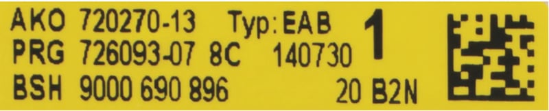 Bedienmodul 00656861