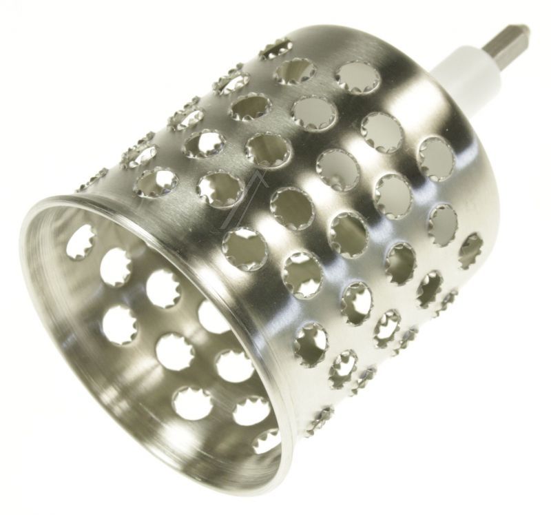 Feine Raspeltrommel für Küchenmaschine & Mixer DeLonghi KW711893 Zubehör, Edelstahl