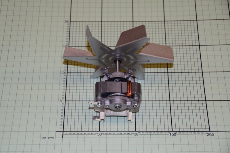 Heißluftventilator mit Flügel Amica 8069061 KELI YJ61-156A-HZ02 für Backofen