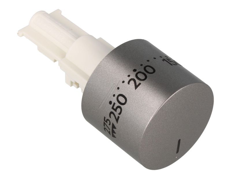 Knebel Thermostat Inox für Ofen Electrolux / AEG 140056123023 Temperaturregler Edelstahl, 0-275°C