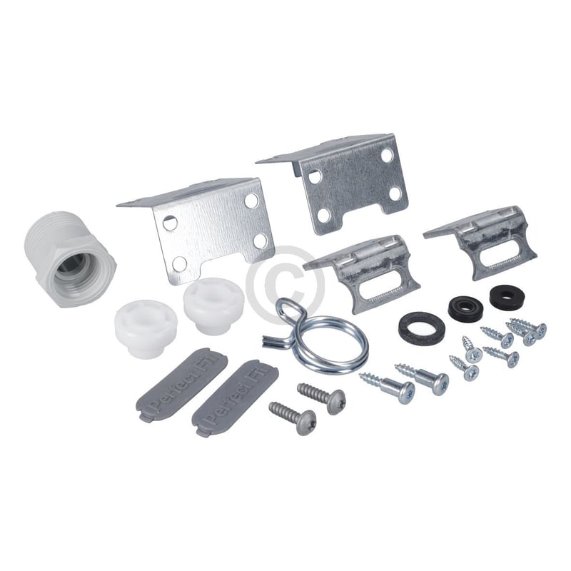 Einbausatz Türbefestigung für Möbeltüre AEG 140125033245 an Geschirrspüler