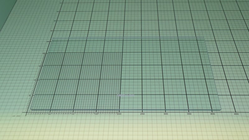 Glasplatte mitte für Kühlteil Amica 1021909 415x260x4mm in