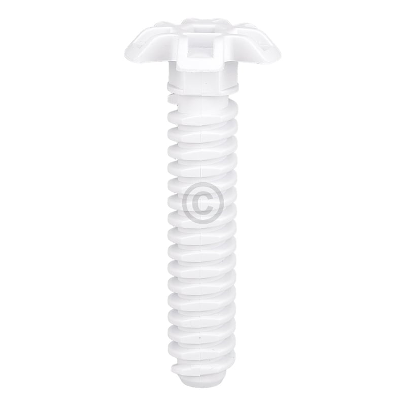 Gerätefuß passend für Bosch 00631221 weiß vorne 105mm für Geschirrspüler