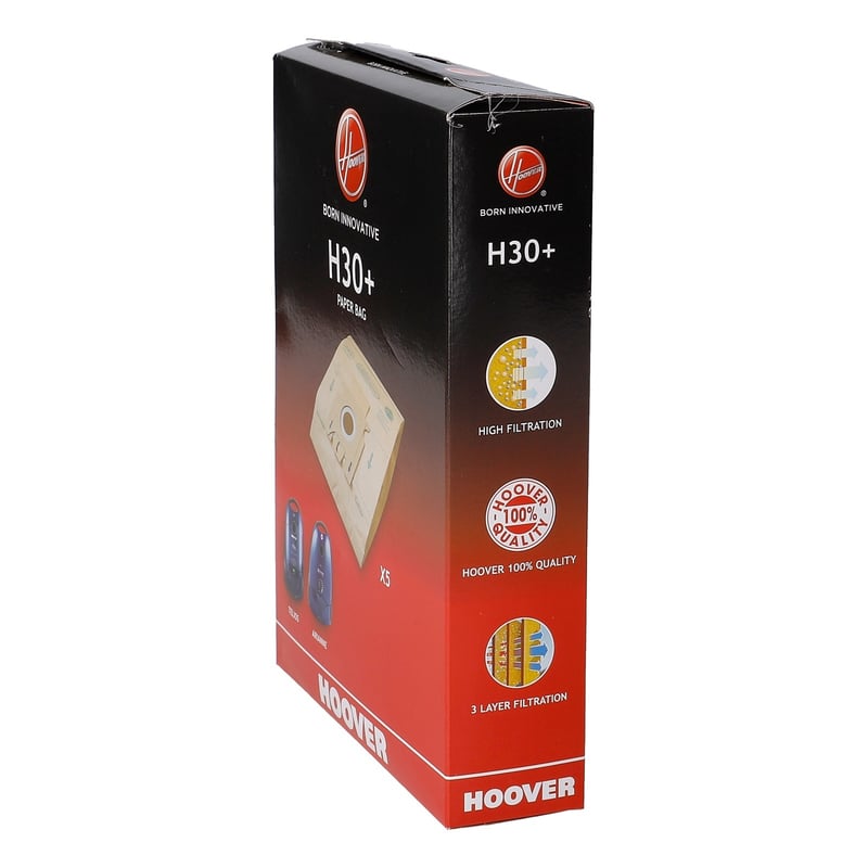Staubsaugerbeutel H30+ für Staubsauger Candy Hoover 09178286 5 Stück