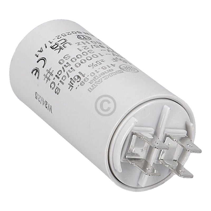 Kondensator 16 MF Candy 90254707 für Waschmaschine CANDY/ HOOVER