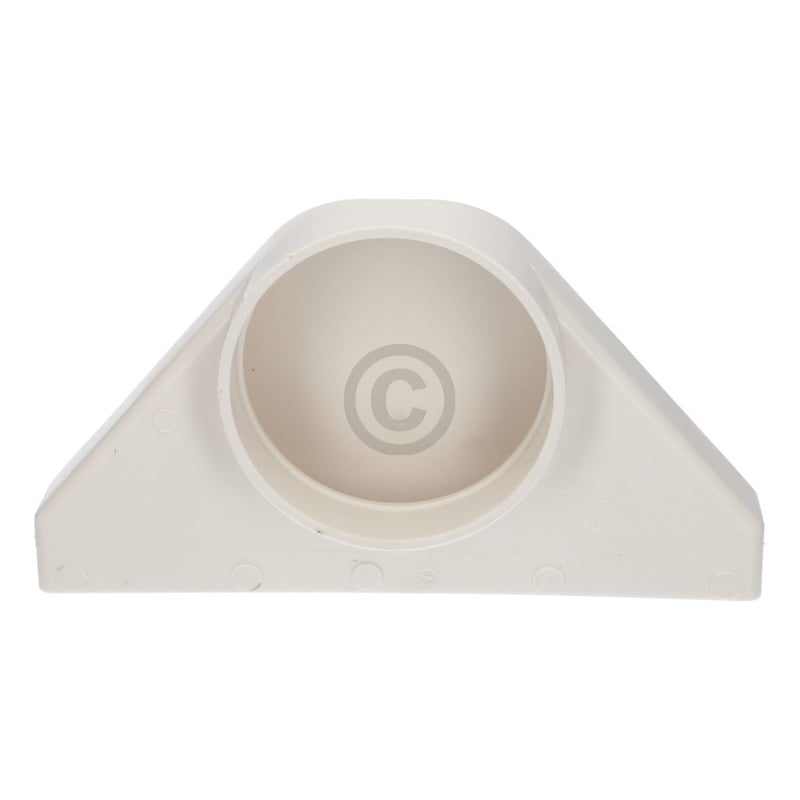 Umlenkstück 100er ultraflach 90° Rundrohr 100mmØ auf Flachkanalmuffe zu 234x29mm für Belüftungtechnik