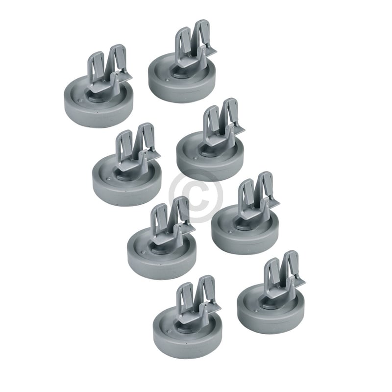 Korbrolle Set für Unterkorb Whirlpool 481252888112 in Geschirrspüler 8Stk