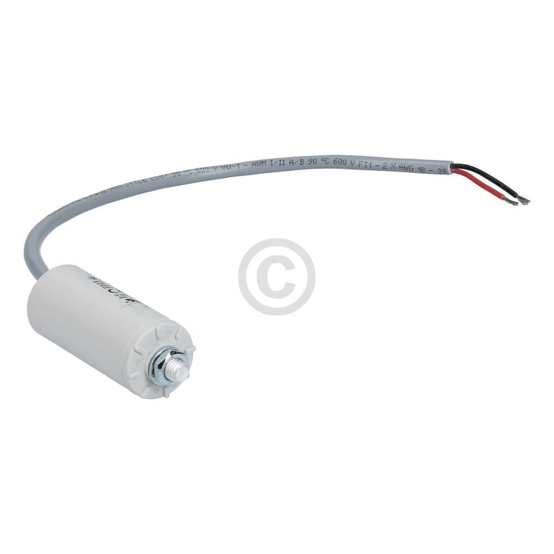 Kondensator 6µF 400V HYDRA MSB MKP 6/400II/E2 UI mit Anschlusskabel Befestigungsschraube