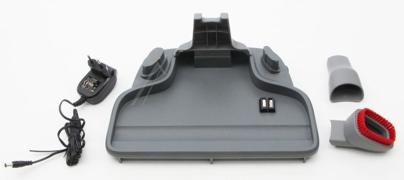 Ladestation grau mit Zubehör für Severin Staubsauger 2609048