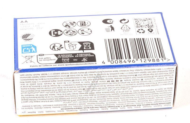 Mignon Batterie LR6 AA für Ofen Varta 4906121132 Longlife Power 12er Pack 1.5V