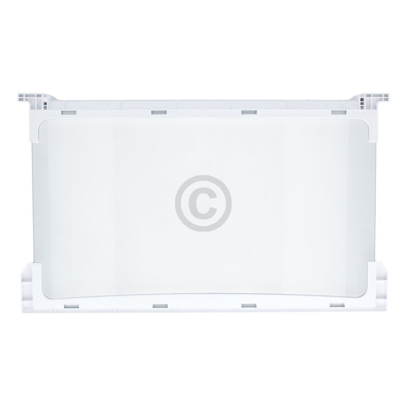 Glasplatte mitte für Kühlteil beko 4312240400 495x297mm mit Leisten für KühlGefrierKombination