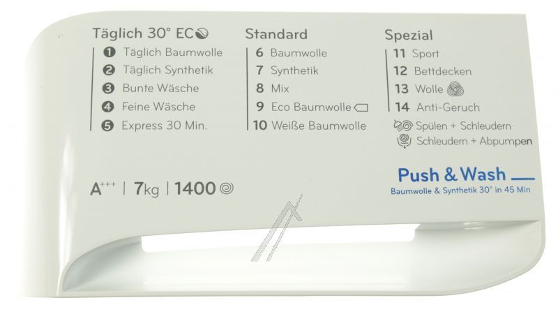 Waschmaschinen-Schubladendeckel Whirlpool Indesit 488000517875 weiß